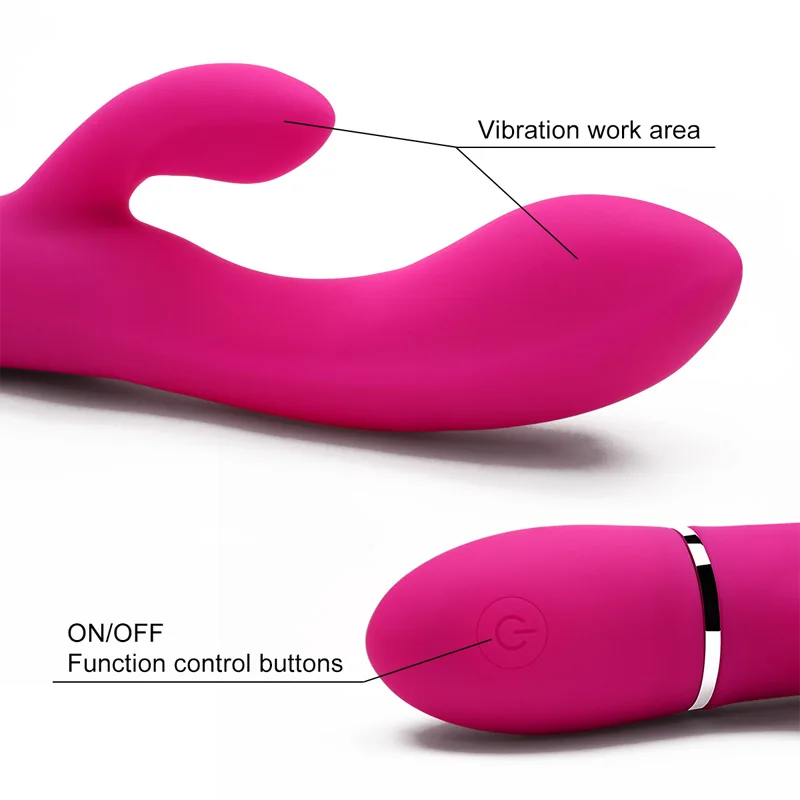 Rotating Rabbit Vibrator G Spot Dildo Vibrator For Women Waterproof
