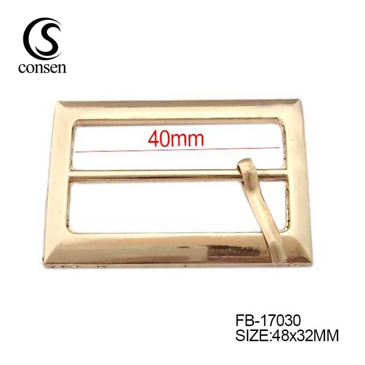 Top quality wholesale gold custom  brand logo metal fashion buckle for belt