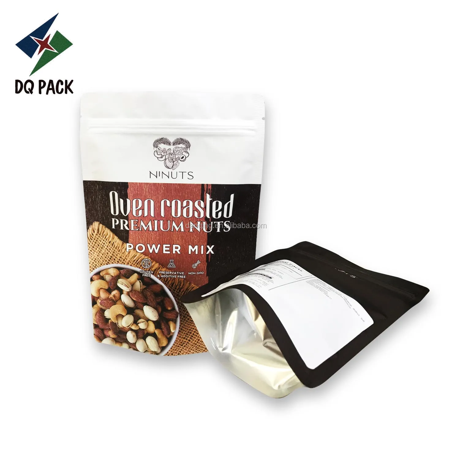Mix Snack Nuts Sachet food Stand Up Pouch with Zipper