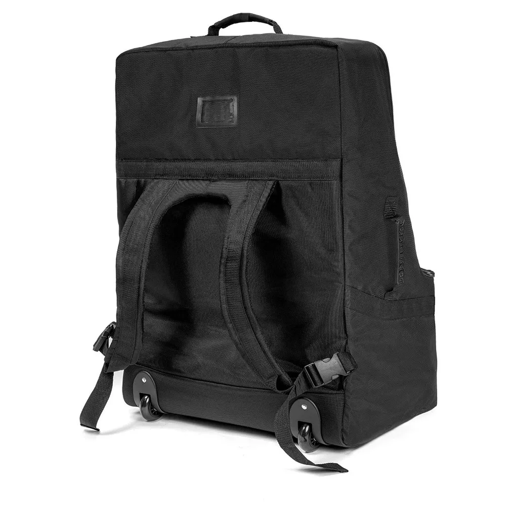 Padded Car Seat Carry Bag Backpack Baby Carseat Travel Bag With Castor