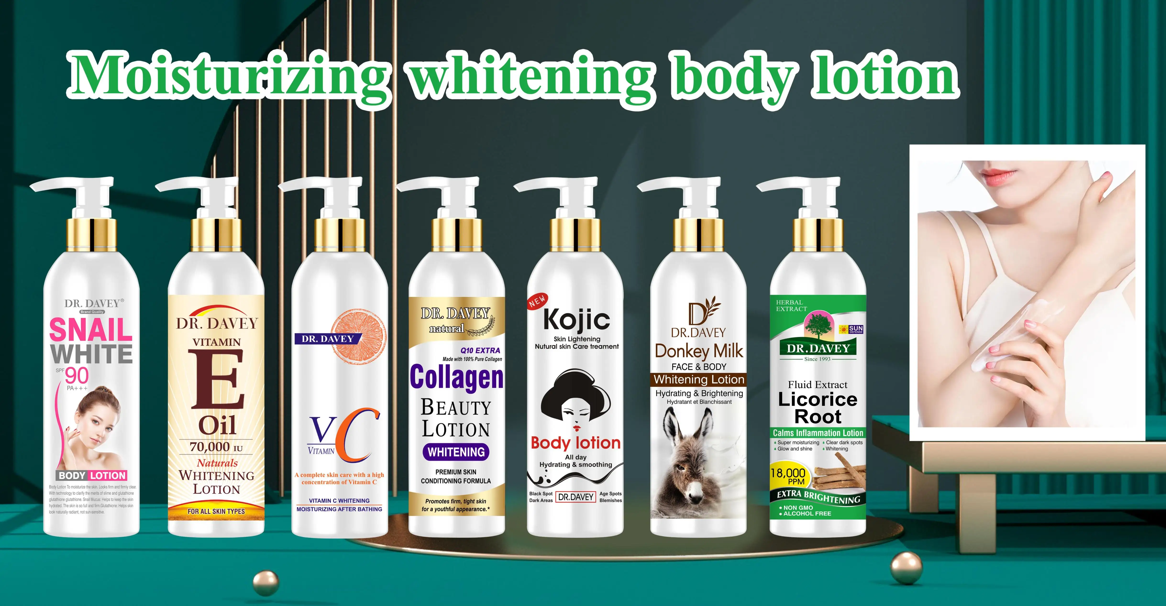 Dr.davey Natural Collagen Body Lotion For Daily Skin Care Good Quality