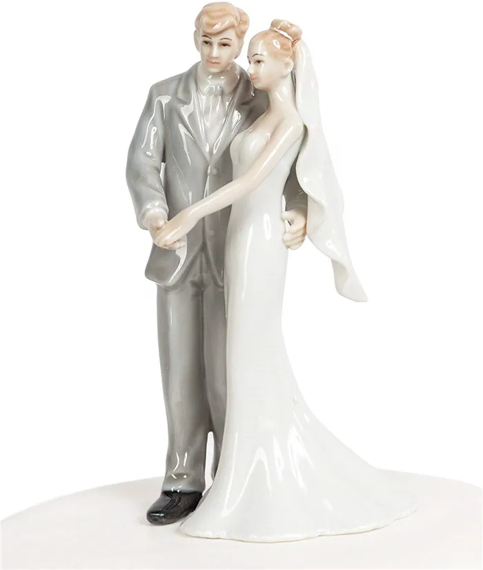 Ceramic Wedding Cake Topper 50th Anniversary,Bisque Porcelain Bisque ...