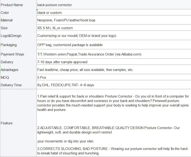 penewell posture corrector