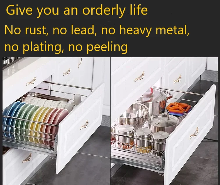 Drawer Basket For Condiment,Kitchen Utensils Buy Kitchen Pullout