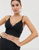 New fashion factory sexy women clothes crop top of bralet with lace trim-top
