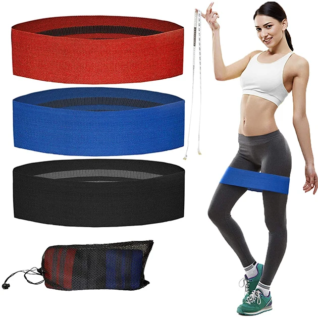 Personalized Flexible Soft Fabric Exercise Resistance Stretch Band for Beginner Women Butt |Leg | Belly Fat |Forearm Working Out