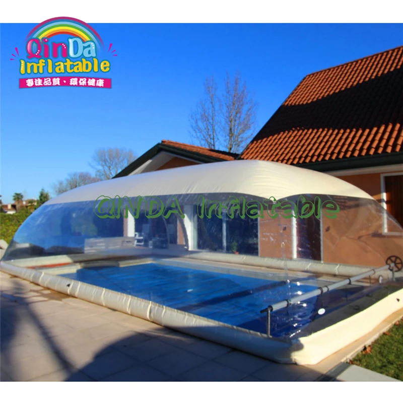 inflatable pool cover dome