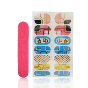 Mixed factory direct sales nail jewelry nail sticker decorative stickers creative environmental watermark nail supplies