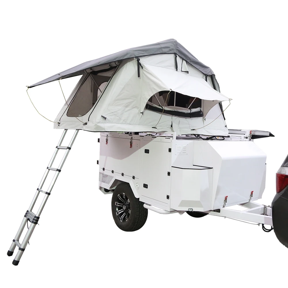 Folding Camper Trailer с подъемной крышей