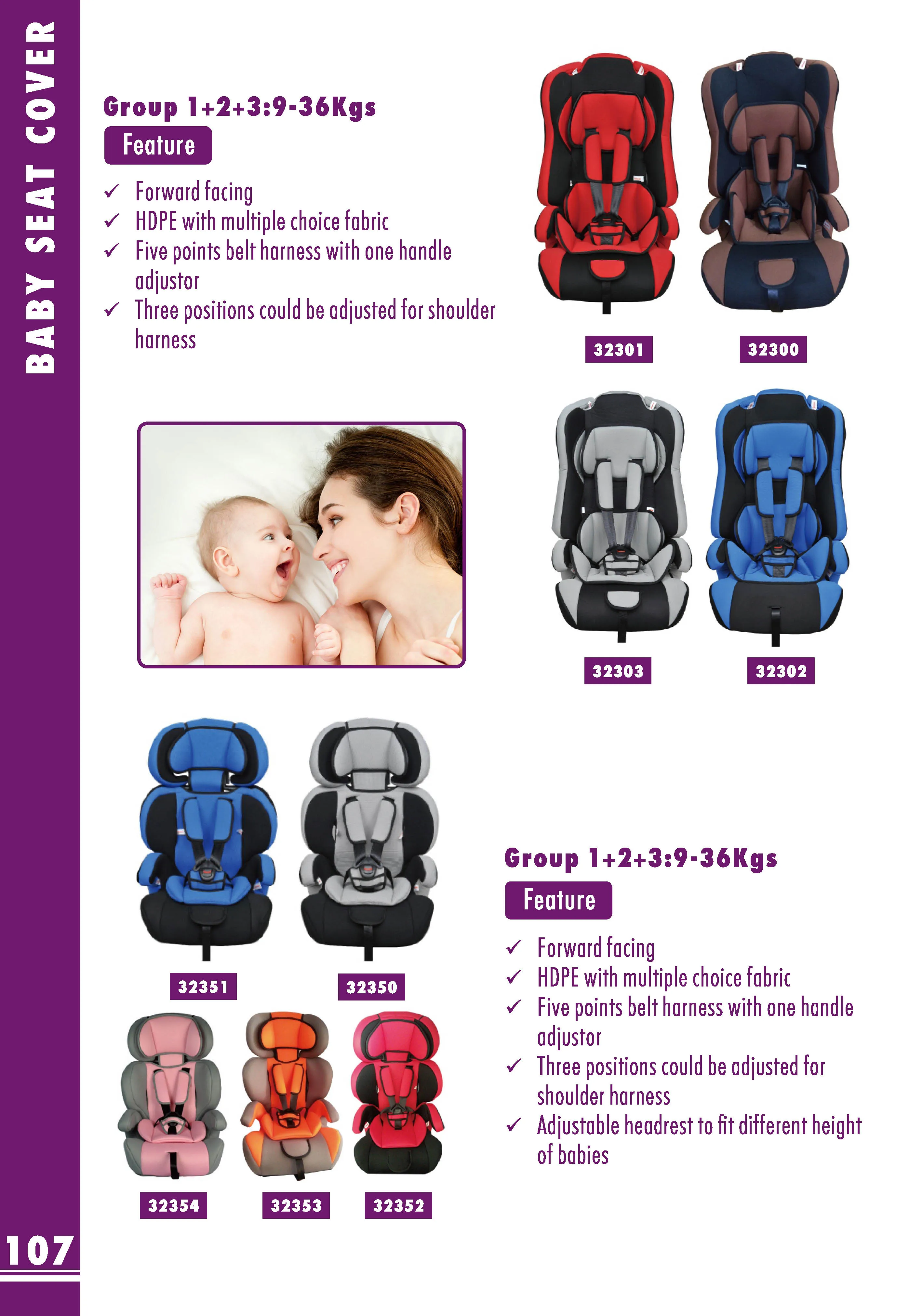 TIIKERI All In One High Quality Car Seat isofix booster seat Angled for Comfort and Safety For Kids