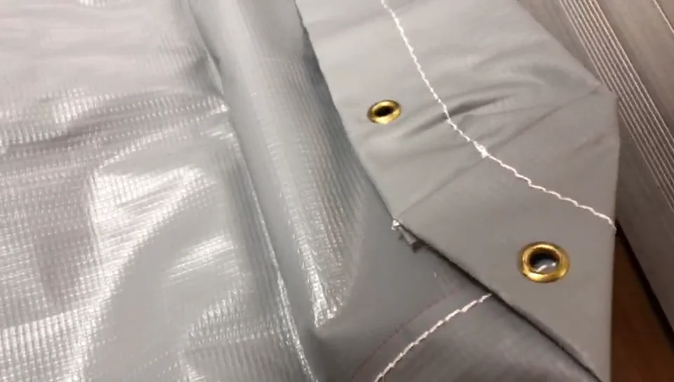 Waterproof Custom Made Vinyl Tarp Flatbed Canvas Top Tarps Truck Cargo