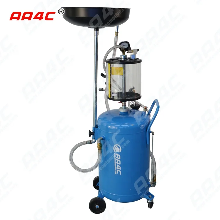 
AA4C 70L waste oil changer Pneumatic Waste Oil Drain Collector Collect Oil machine CE CERTIFICATED For Car Waste 