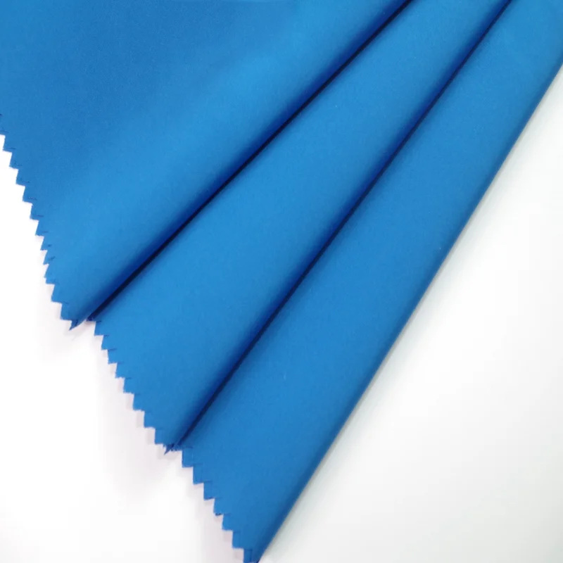 100% Polyester Spandex Pongee Ns 4 Way Stretch Fabric For Garment Fabric