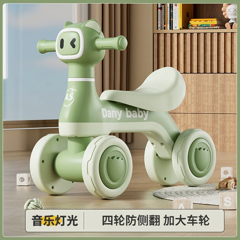 Baby Car Ride-On With 4 Wheels 1 To 3 Years