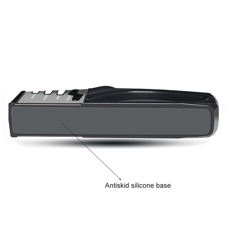 3 Stage Stainless Steel Multifunctional Kitchen Knife Sharpener With Non Slip Base