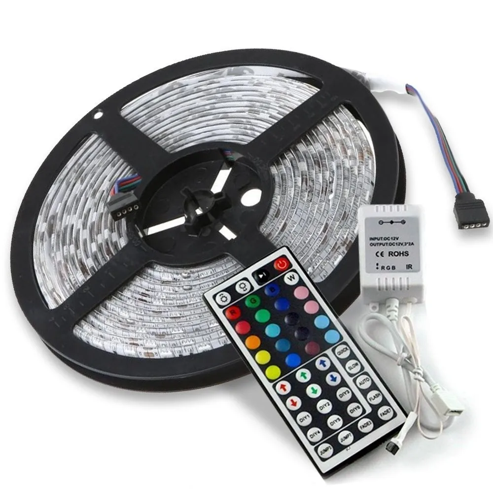 Wholesale high brightness Waterproof 24 volt smd 5050 multi color changing rgb led flexible strip light Supplier price 24V ip67