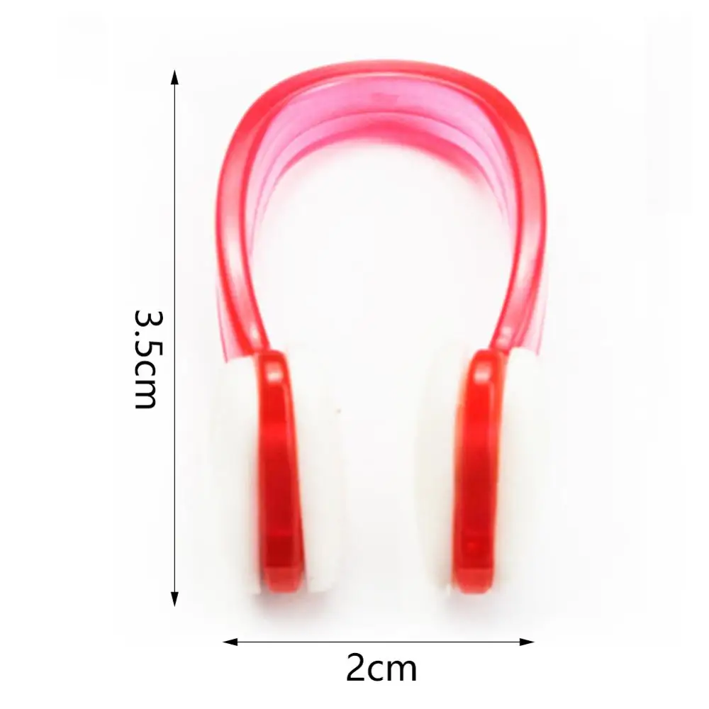 Silicone Waterproof Soft Swimming Nose Clip For Swimming Showering And