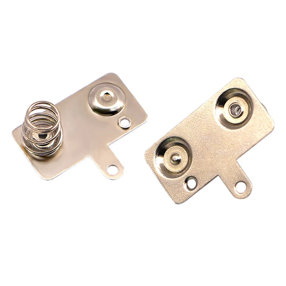 Custom Battery Terminal - Brass Plated D Battery Contacts