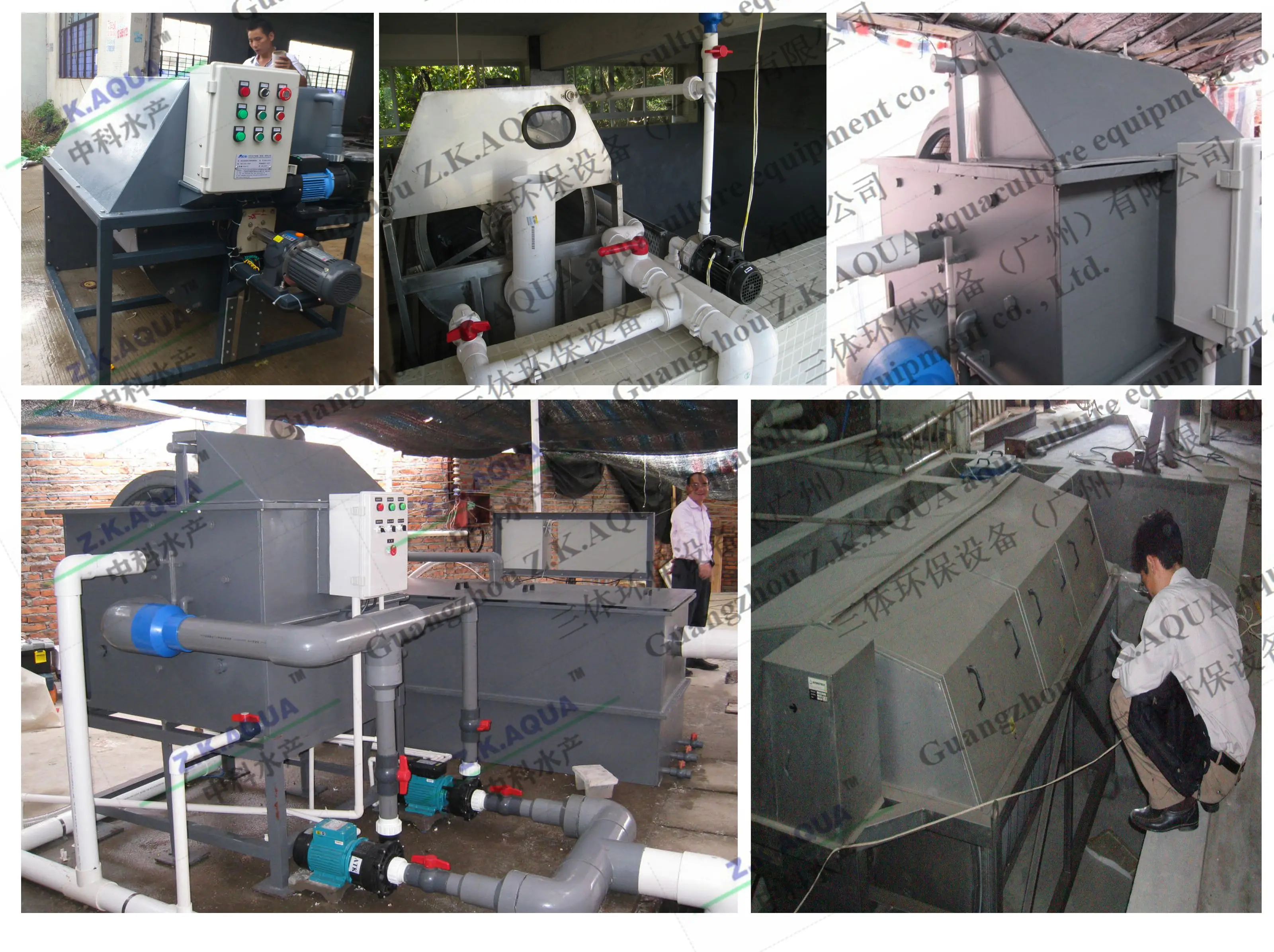 Water Treatment Aquaculture Rotary Drum Filter Steeliness Steel Buy