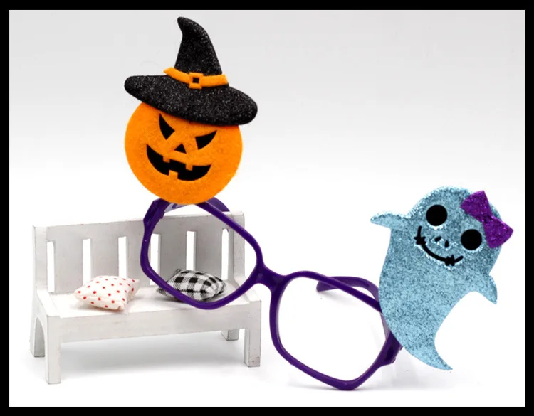 Creative Halloween Ghost Bat Pumpkin Party Kids Decoration Glasses Frame