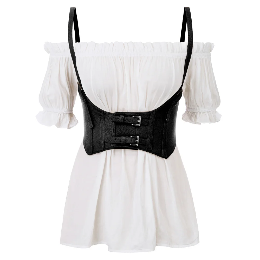 Oem Women Ladies Faux Leather Waist 