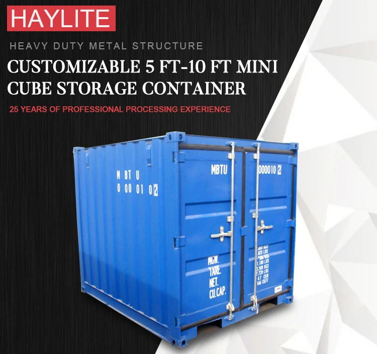 5ft ~ 10ft mini contenedor de envío al por mayor para la venta
