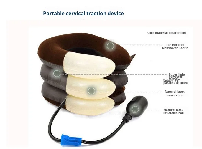 Stretched Inflatable Source Manufacturer Semi-Fleece PVC Inflatable Cervical Traction ...