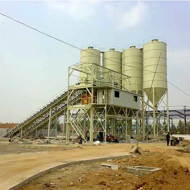 
Hzs50 60cm3/h 90m3 h 100m3 stationary concrete batch plant for sale 