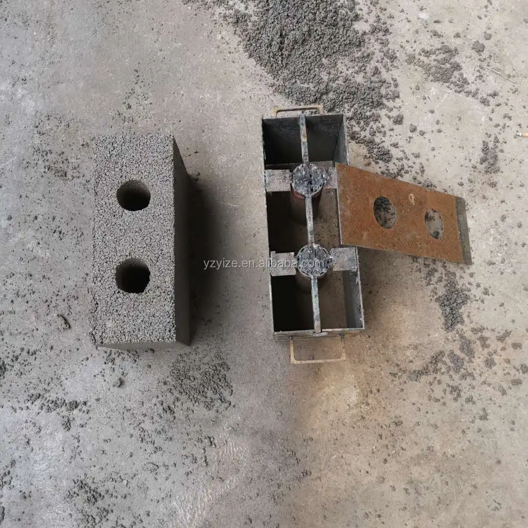 Solid Interlocking Concrete Blocks Making Steel Molds For Hollow Cement