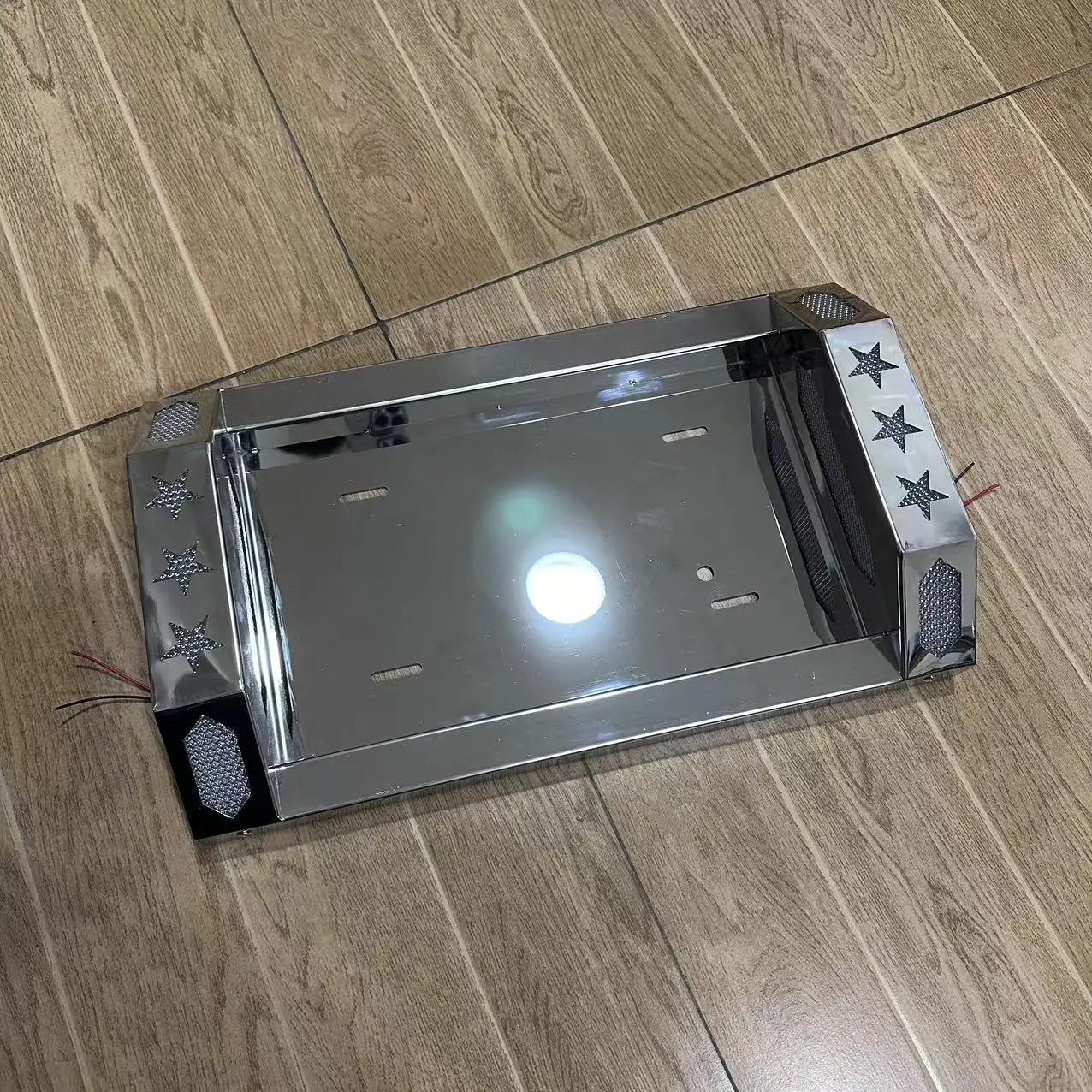 GHCD New Product High Quality  Japanese Truck LED Stainless Steel  License Plate Frame Size 44*26 Factory Direct Sales details