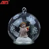 Christmas tree ornament ball 80 mm 100 mm with angel inside
