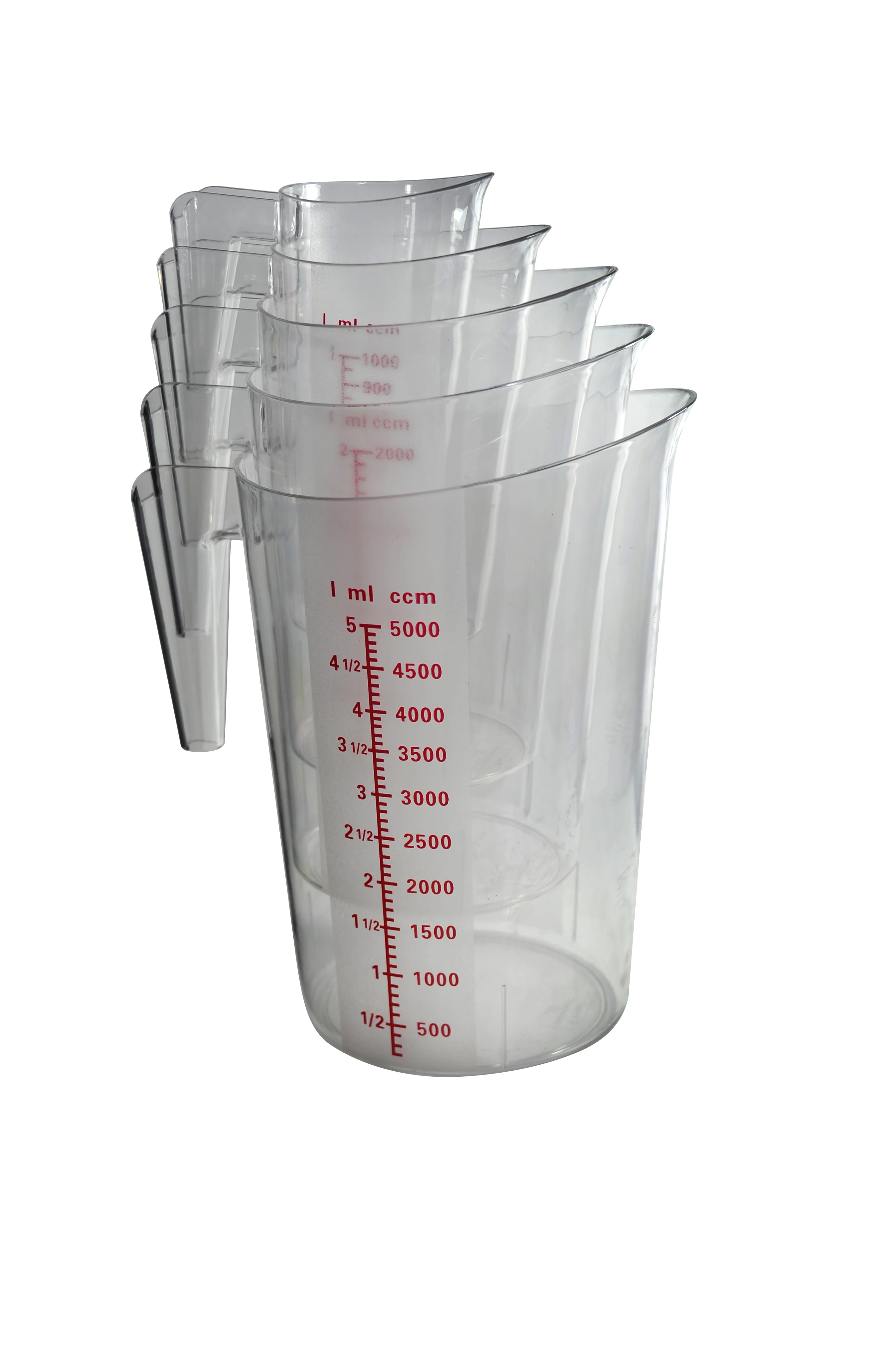 3Pcs Plastic Measuring Cup Clear Measuring Jug Set: 1000Ml & 500Ml & 250Ml  Nesting Stackable Container For Measure Liquid And Baking Items, Kitchen La  - Yahoo Shopping