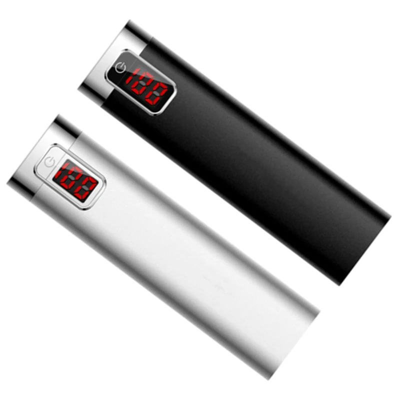 High Quality Single USB Output Interface 18650 Lithium Battery Slim 2600mAh Power Bank