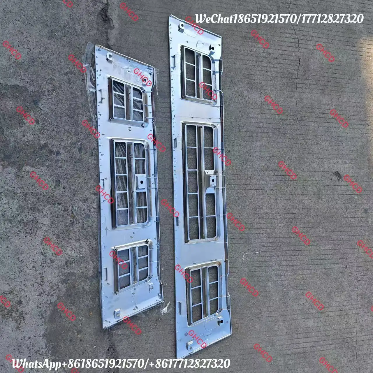 GHCD Hot Product/high Quality Chrome-plated Narrow&wide Grille for Japanese Truck ISUZ NQR/600P(2005-ON) details