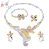 Yulaili Beautiful Fashion Jewelry Set,Dubai Gold Jewelry For Wedding Bridal