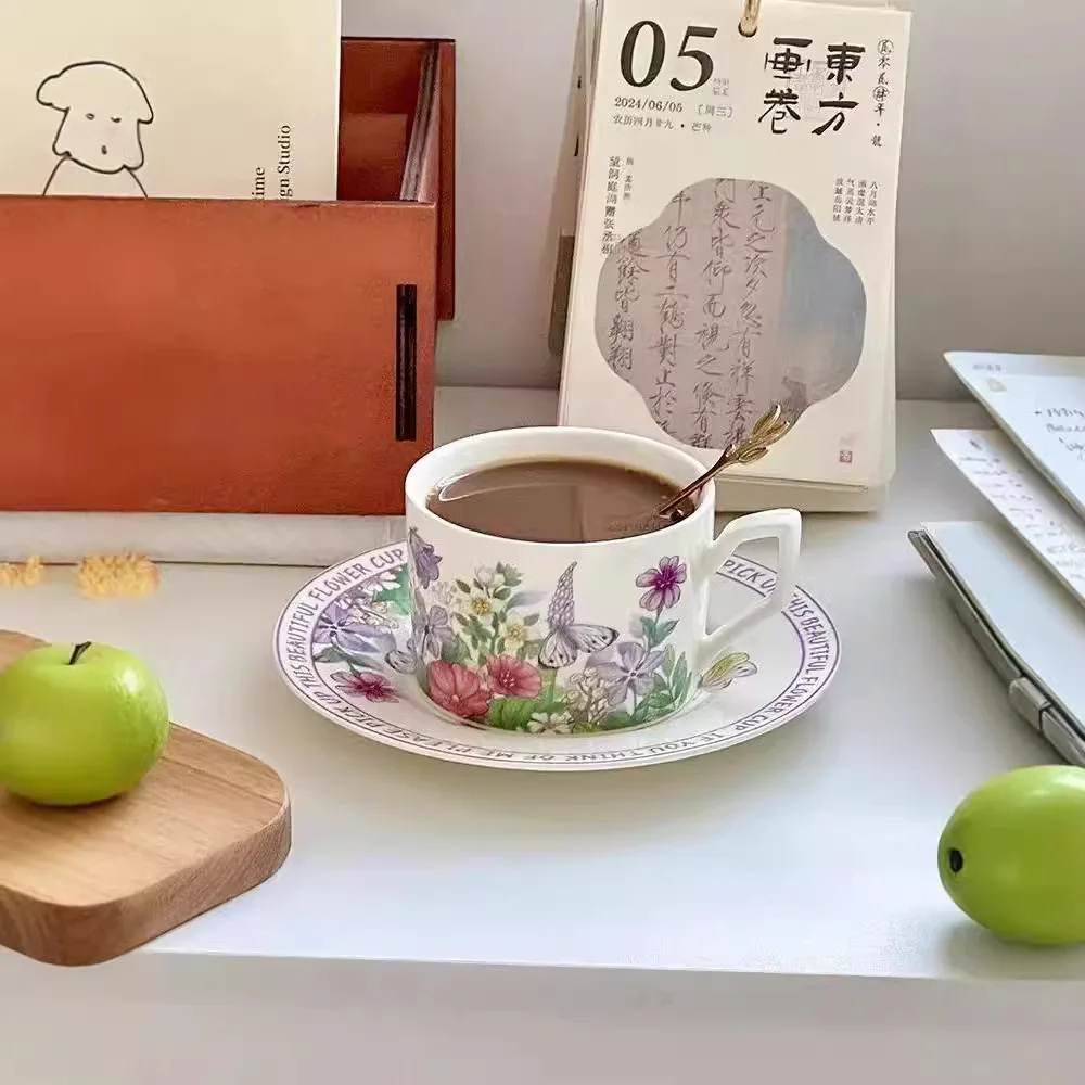 product wholesale violet luxury durable retro ceramic mug gift set modern exquisite souvenir afternoon luxury tea cup-4