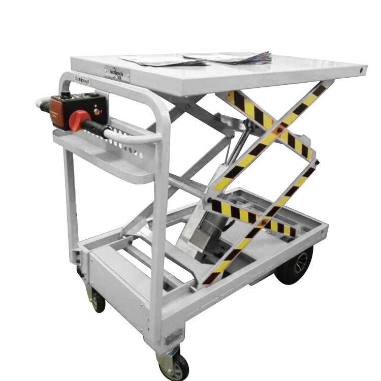 Nk 1103 Electric Lift Trolley Motorized Platform Carts Warehouse