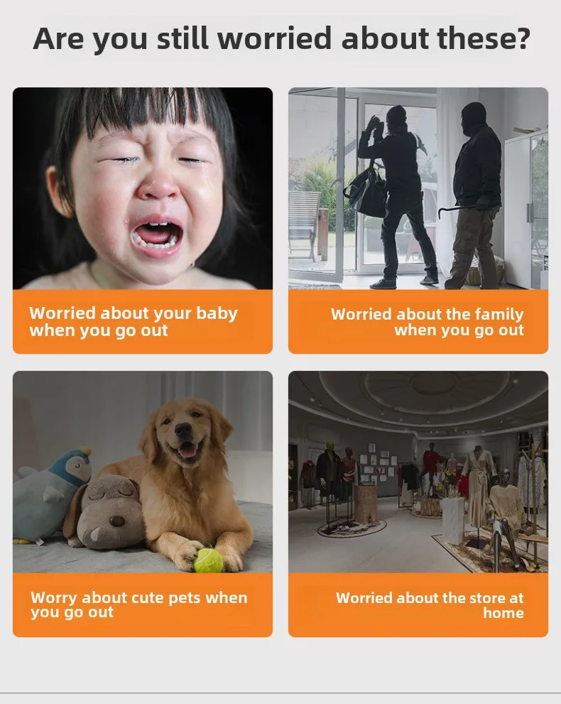 Cloudbirds V360pro Indoor WiFi Puppy Camera Easy Hanging Night Vision Remote Access Via Smartphone Cloud for Baby Care