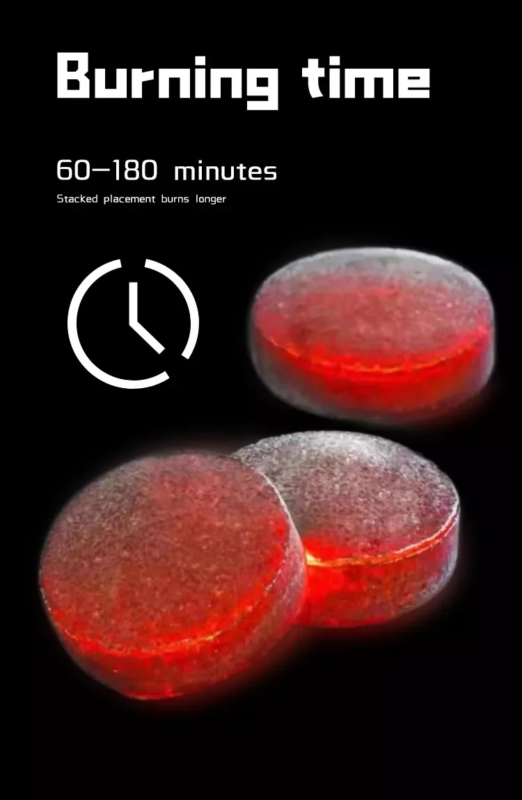 Factory Sell Shisha Torch Charcoal For Hookah Incense Round Tablets