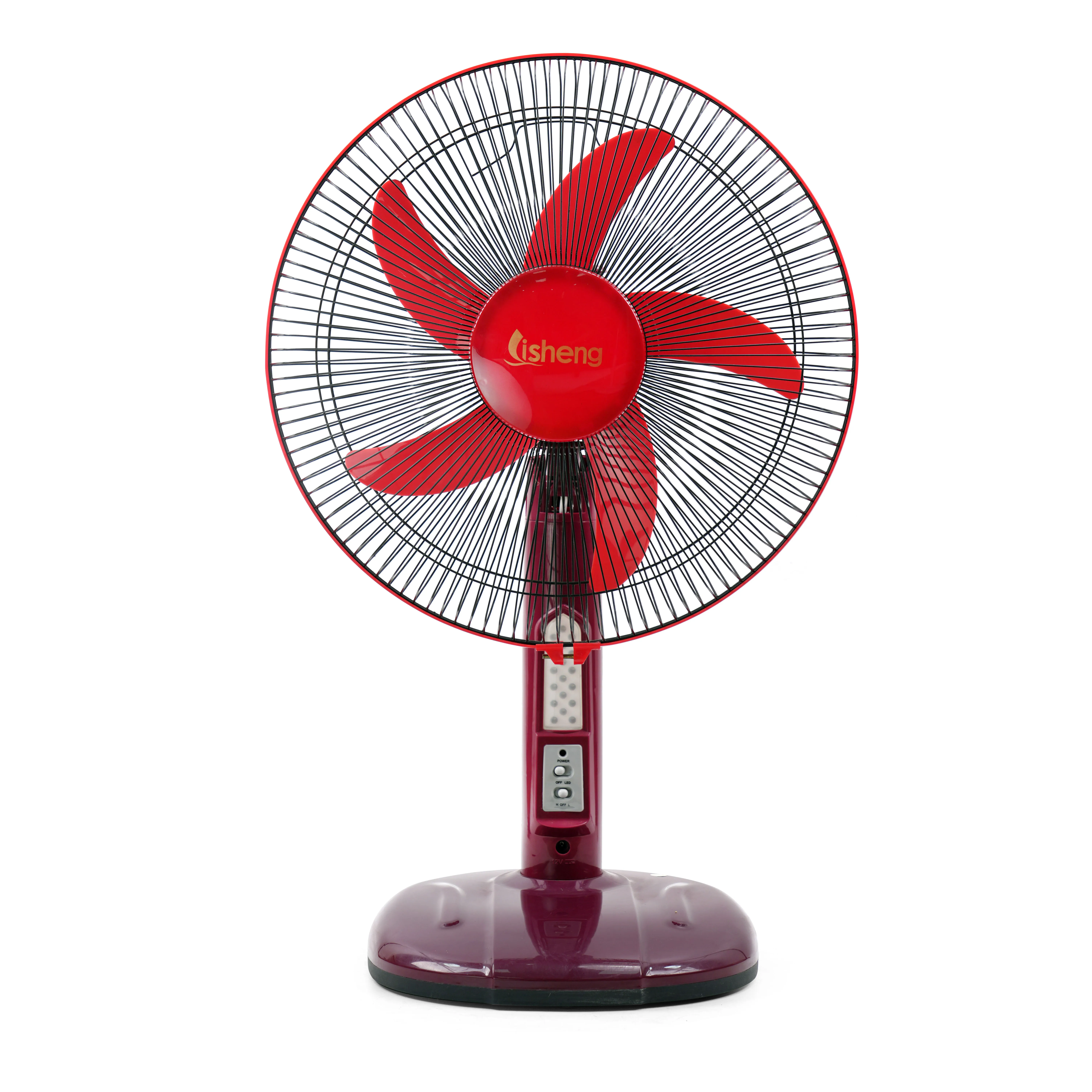 Ac/dc Table Fan Exported To Yemen Dc 12v Brush Motor 16inch Portable