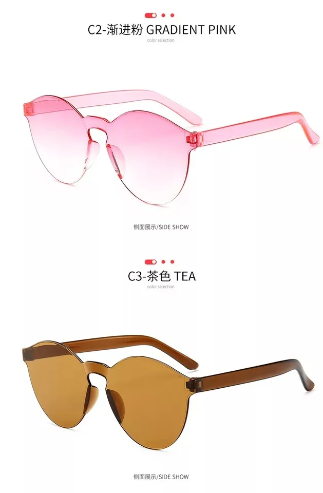 21メンズレディースハート型グラデーションカラーサングラス男の子女の子透明ワンピースリムレスファッションキャンディーカラーサングラス Buy Uv400サングラス リムレスファッションサングラス ハート形グラデーションカラーサングラス Product On Alibaba Com