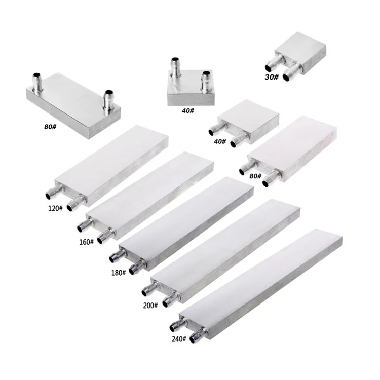 Aluminum Block Custom Water Cooling Block Plate 40*200mm Heatsink For ...
