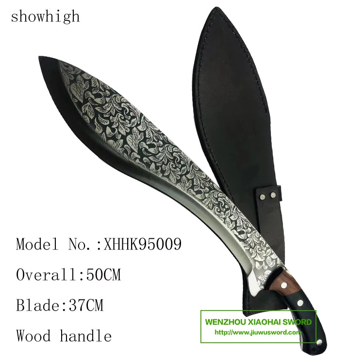Dao rựa hungting knife với gỗ xử l&yacute; 95009