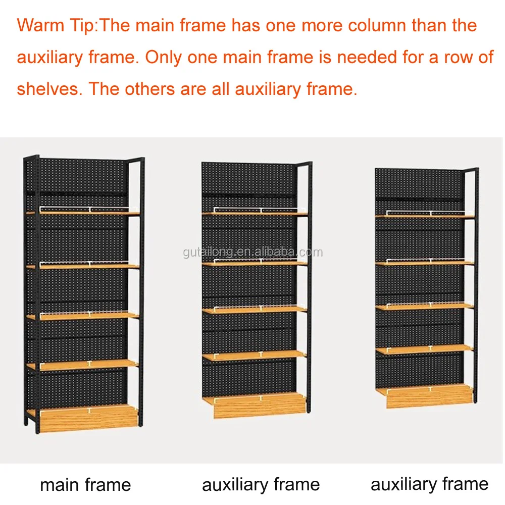 Cheap Shop Shelves Display Rack Retail Store Display Shelves Supermarket Wooden Shelving