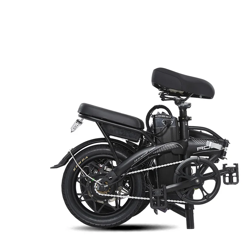 Electric Bicycle 14inch Steel Frame Single Speed Folding Electric Car