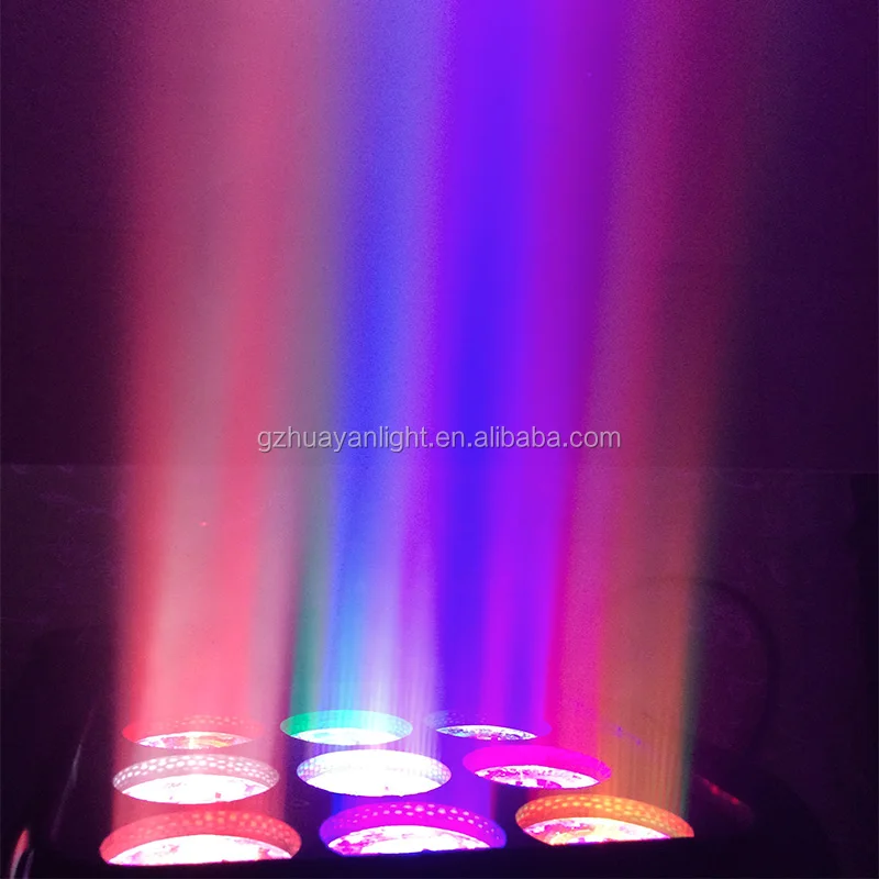 Led Stage Lights 3x3 Led Matrix 9x15 4in1 Rgbw Led Zoom Wash Mover