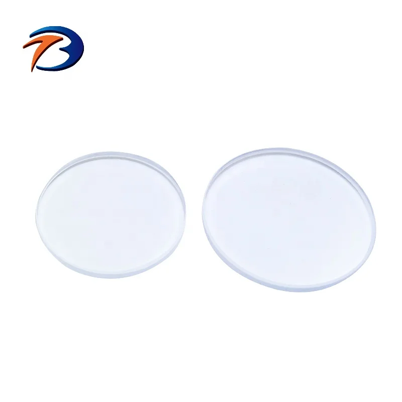 diameter 55mm fused silica quartz glass window v coating 532nm for laser debris shields