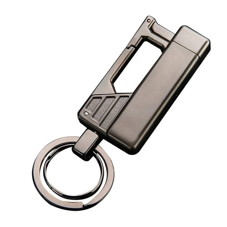 Factory Custom Lighter Keychain Buy Fingerprint Induction Windproof