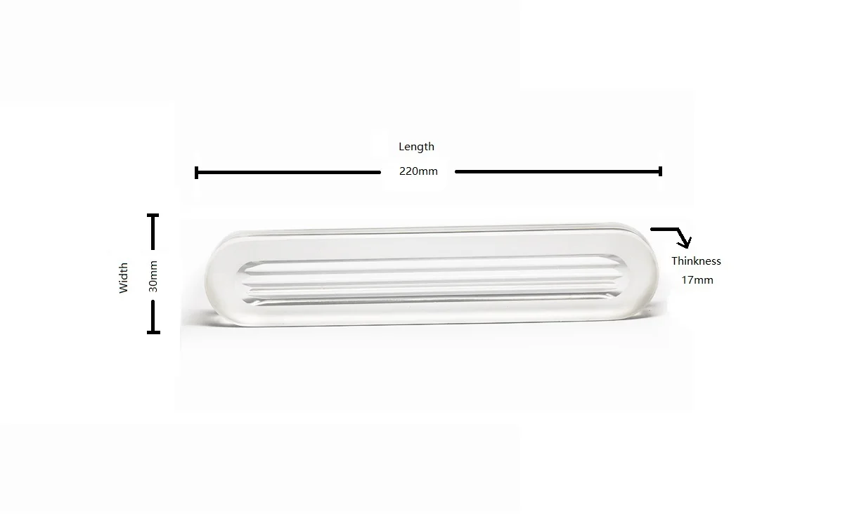 A5 220mmx30mmx17mm Medidor de nivel de reflejos vaso medidor de nivel de