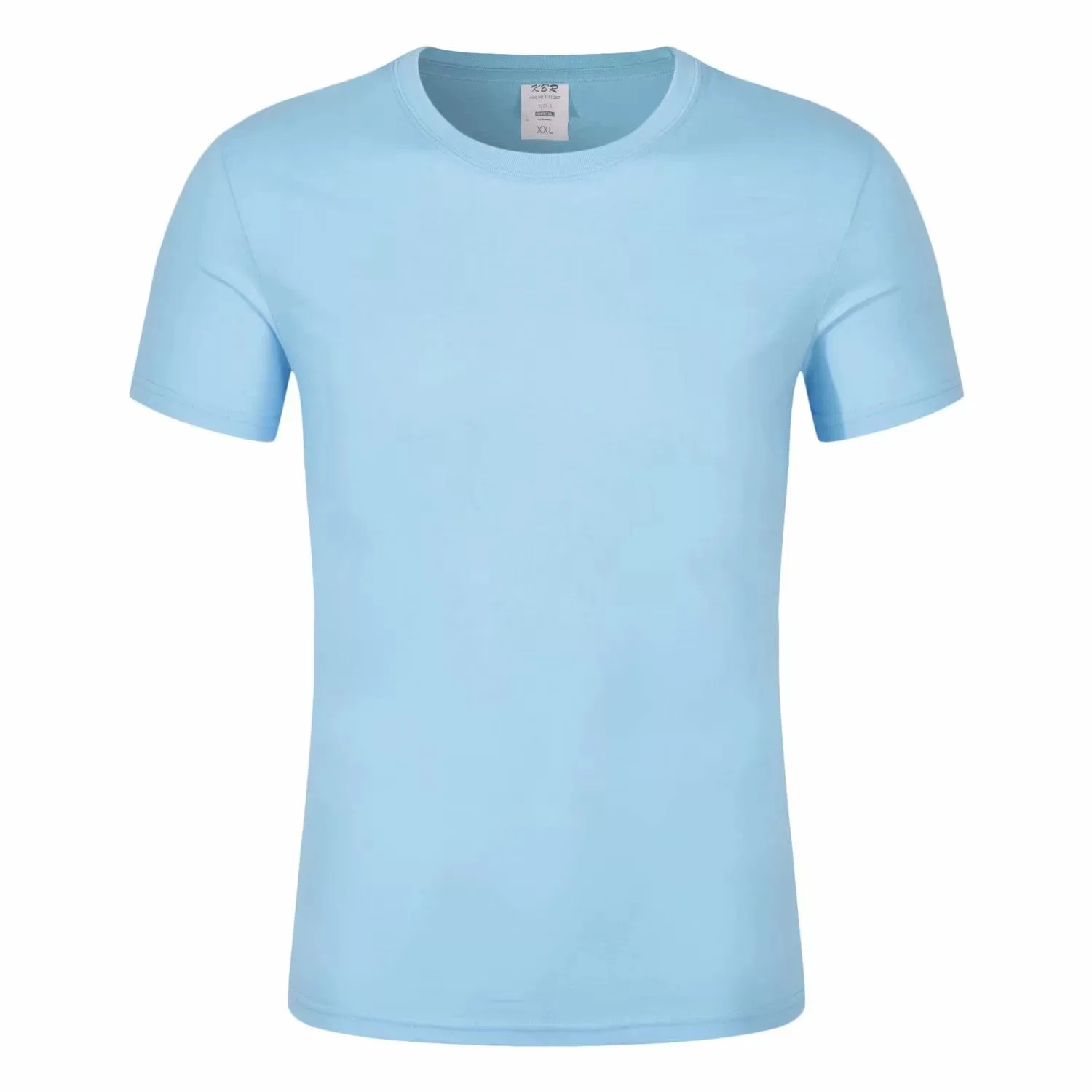 2020 Wholesale 65%cotton 35%polyester Custom oem Men's t shirt blank Plain t shirts